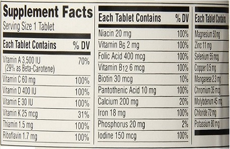 sup-facts CENTRUM ADULTS2