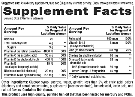 VF-PRENATAL SuppFacts